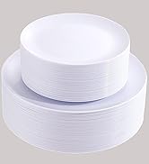 white plastic plates