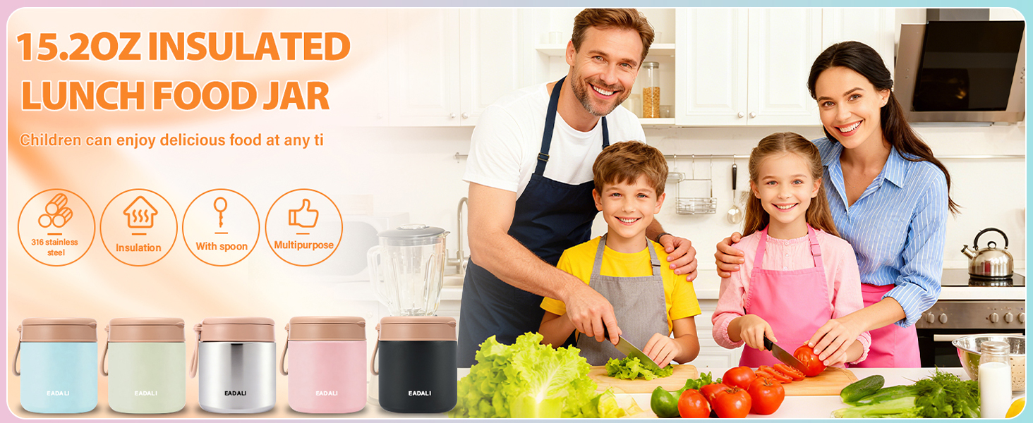 15.2 oz Kids Insulated Food Jar