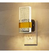 L LOHAS LED Night Light, Bathroom Night Lights Plug Into Wall with Dusk-to-Dawn Sensor, 0-100LM D...