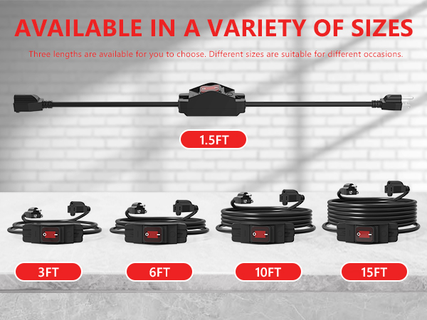 Extension Cord with Switch