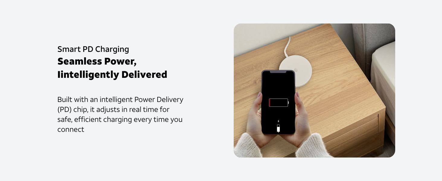 night table wireless pad bedside friendly puck soft surface power drop zone comfort accessory