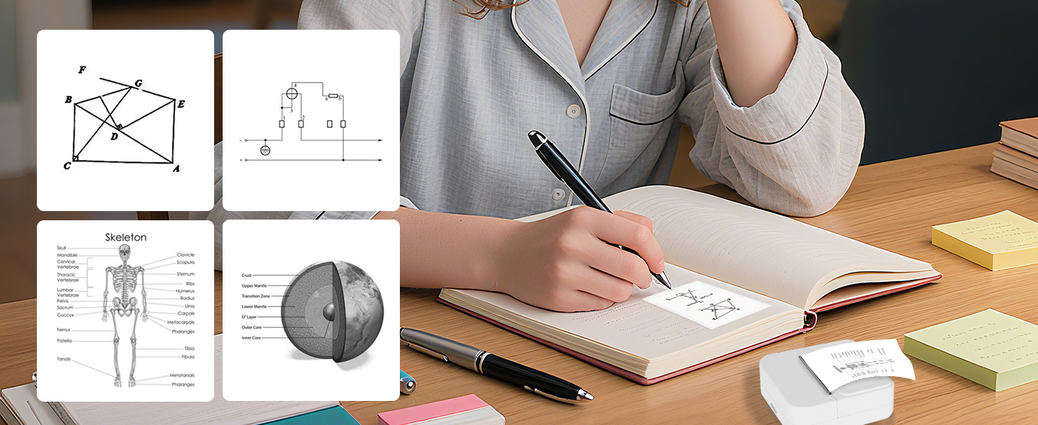 Study Printer for Note Taking