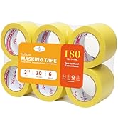 WINSUFIRE Colored Masking Tape, Colored Painters Tape for Arts and Crafts, Spray Painting, Maskin...
