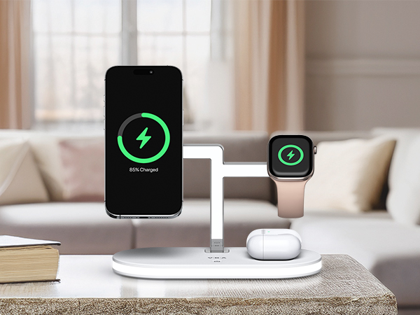 4 in 1 charging station for apple devices
