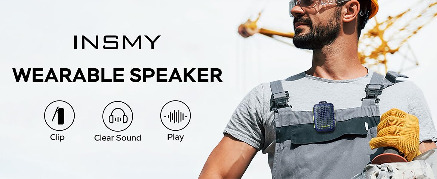 CLIP ON SPEAKER