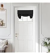 Vatge Small Door Window Curtains Privacy Thermal Insulated Blackout Window Coverings for Front Gl...