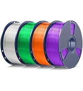 SUNLU 4kg TPU 3D Printer Filament Bundle, High Speed 95A TPU Filament 1.75mm ±0.03mm, Individuall...