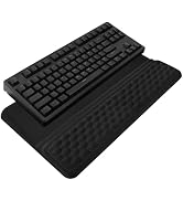 Computer Keyboard Stand with Wrist Rest, Ergonomic Tilted Keyboard Holder - Keyboard Riser with W...
