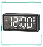 Wooden Digital Alarm Clock