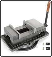 GYZJ 5“ Machine Vise Heavy Duty Clamps Precision 5 In Jaw Width 360 Swivel Base CNC Vise Work Ben...