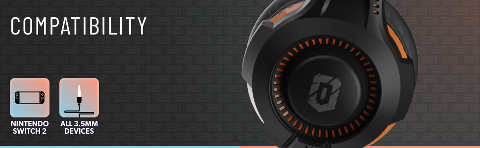 Compatible with Nintendo Switch 2 and all 3.5MM Devices