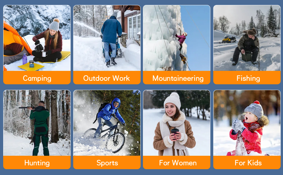 It is suitable for travel, hunting, golf, hiking, camping, skiing, and other outdoor activities.