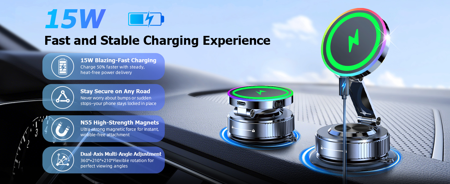 wireless phone charger for car
