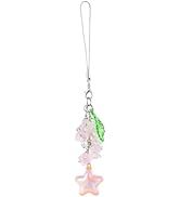 BEEFLYING Flower Beads Phone Charm Strap Aesthetic Y2K Cute Lily of the Valley Cellphone Pendant ...