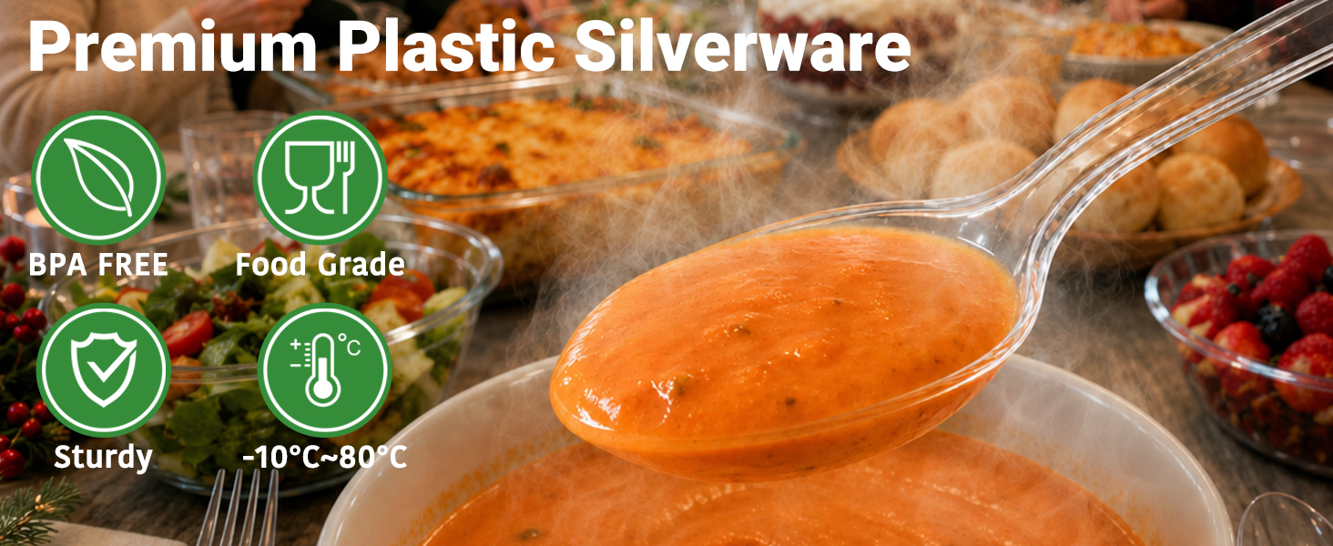 Heavy Duty Plastic Spoons &amp;amp; Forks
