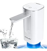 Water Dispenser for 5 Gallon Bottle with Digital Display, 4 Dispense Modes, Portable USB Charging...