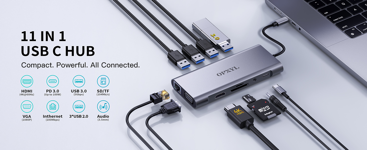 11 IN 1 USB C HUB