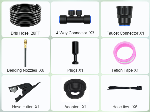 drip irrigation system for garden