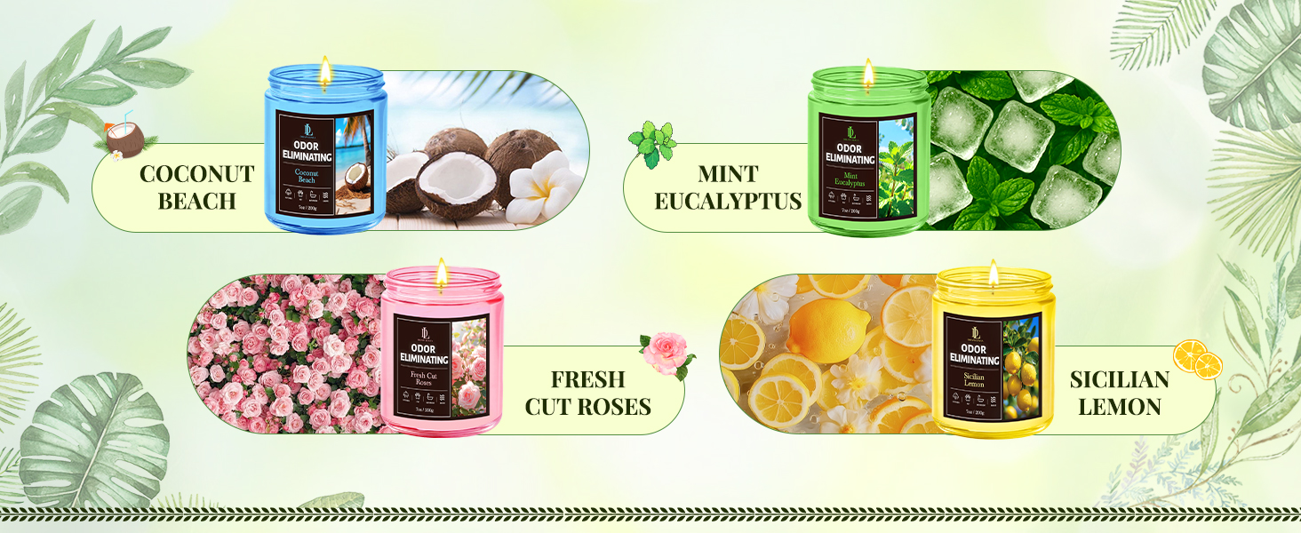 Odor Eliminating Candles