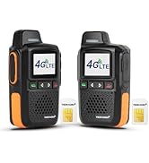 TIDRADIO Global Rapid Walkie Talkies Unlimited Range 4G LTE PoC(Push-to-Talk Over Cellular) Radio...