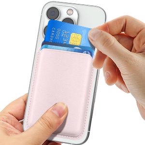 magnetic card holder for back of phone