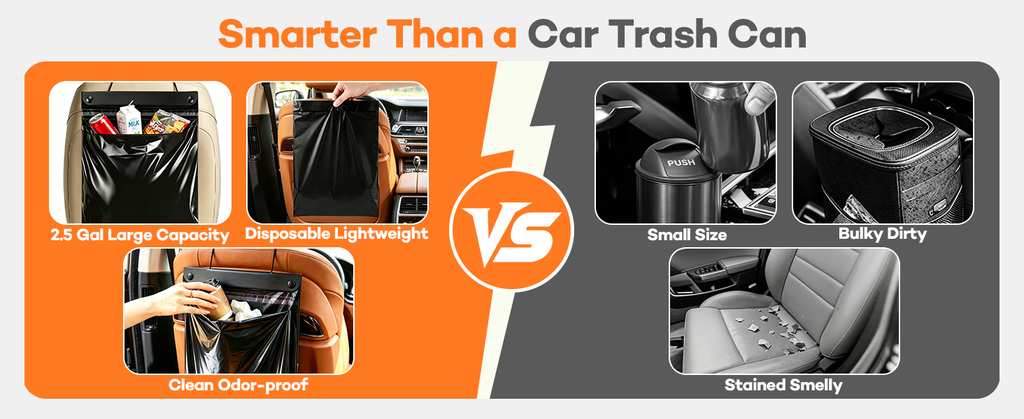 Hanging Car Trash Bags