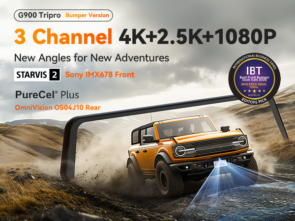 3 channel mirror dash cam