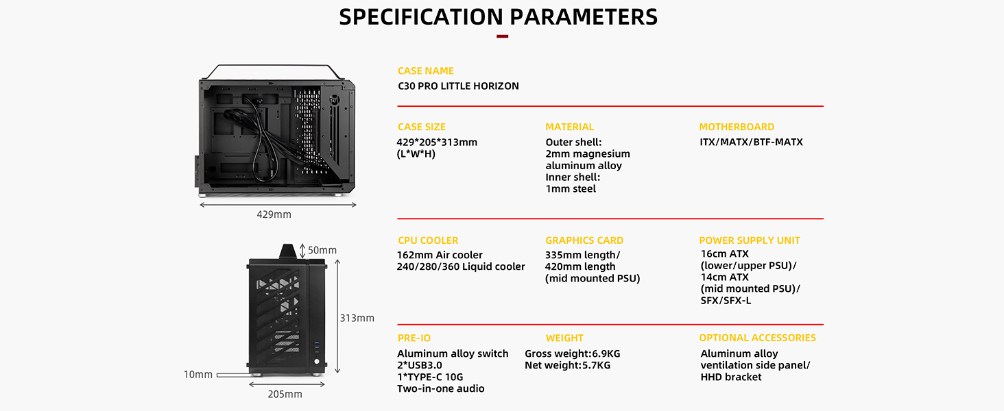specifications