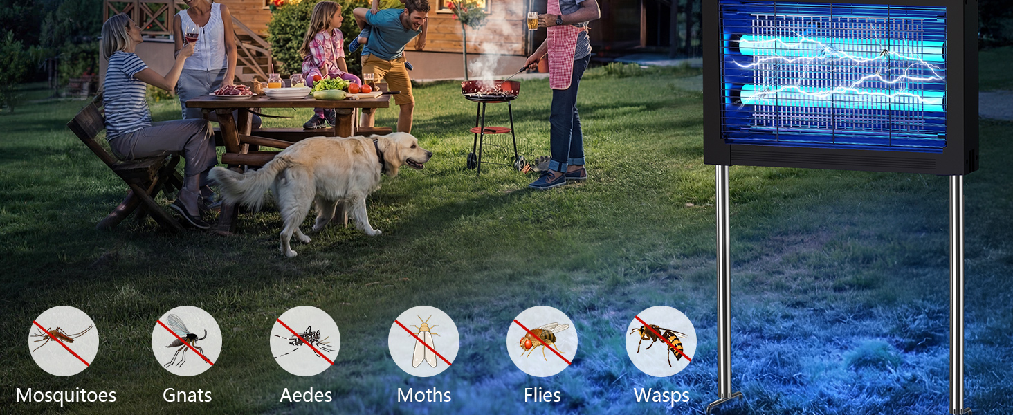 solar powered bug zapper outdoor