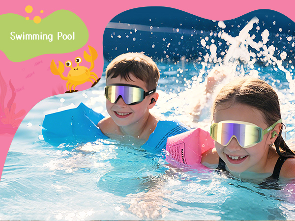 swim goggles kids pool water goggles