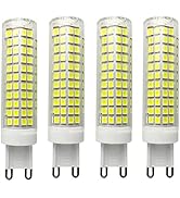 Edearkar G9 LED Light Bulb 15W (150W Halogen Equivalent), Daylight White 6000K, AC110V, G9 Base, ...
