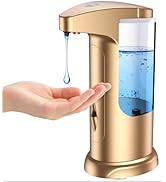AMIR 370ml Touchless Automatic Soap Dispenser for Kitchen and Bathroom,Battery Operated Automatic...