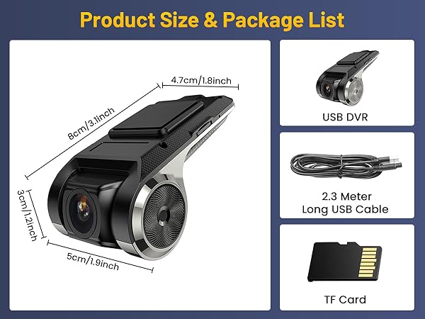 usb car dash cam