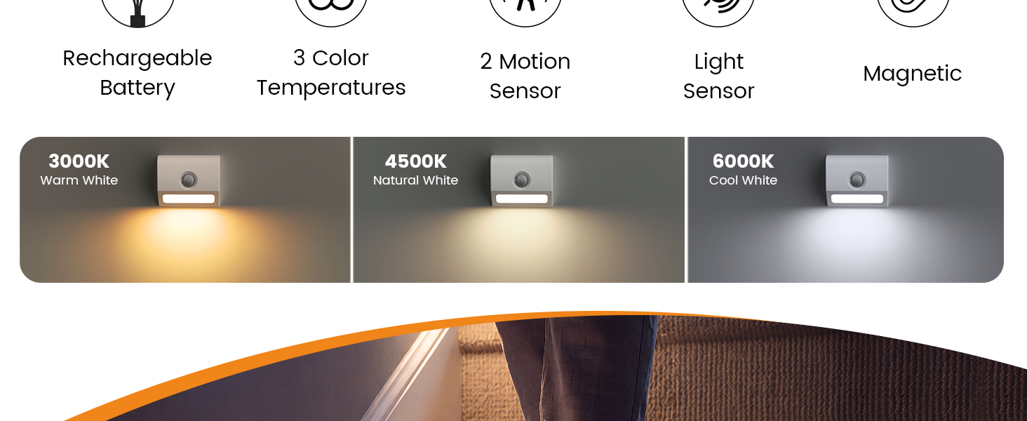 3 color temperatures