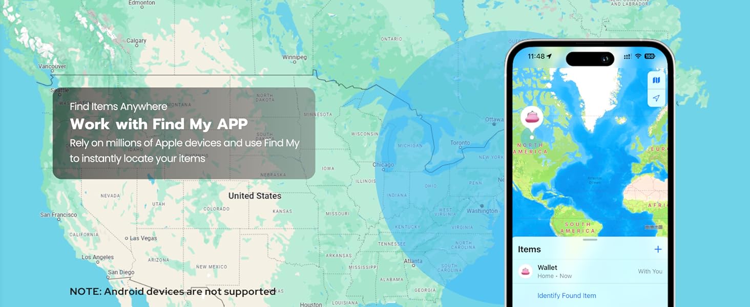 Works with Apple Find My