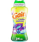 Gain Fireworks Odor Defense In-Wash Scent Booster Beads, HE Compatible, Super Fresh Blast Scent, ...