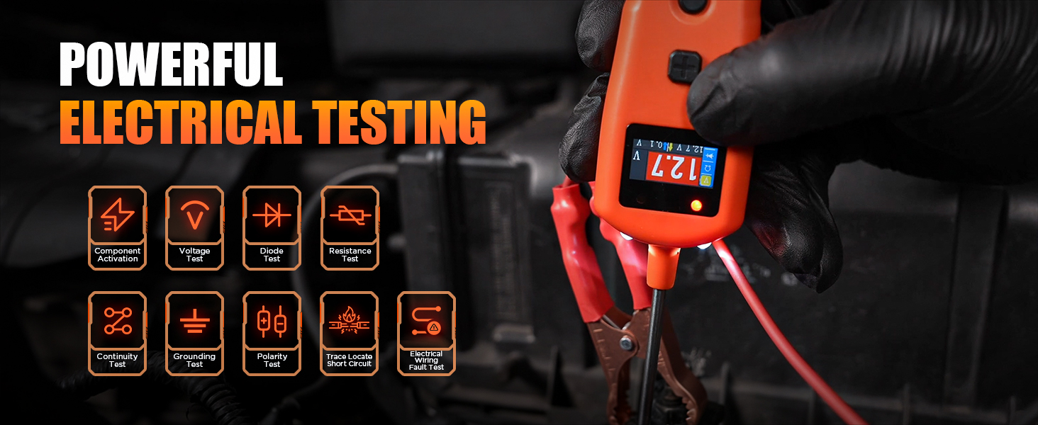 power probe circuit tester test light automotive continuity tester resistance test