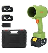 21V Cordless Leaf Blower with 4.0Ah Battery and Fast Charger, 600G High Speed Handheld Blower for...