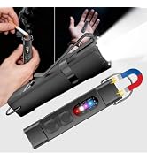 SKYFIRE 2Pack Rechargeable EDC Flashlight with Electric Lighter,Clip and Magnetic Base,Mini Flash...