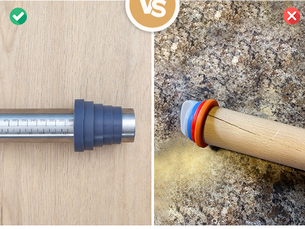 non-porous stainless steel rolling pin