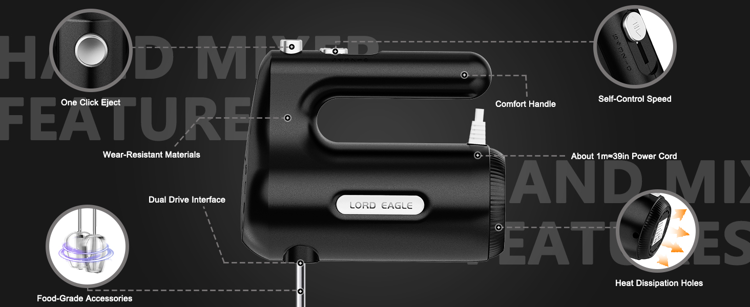 Hand Mixer Electric Heldhand