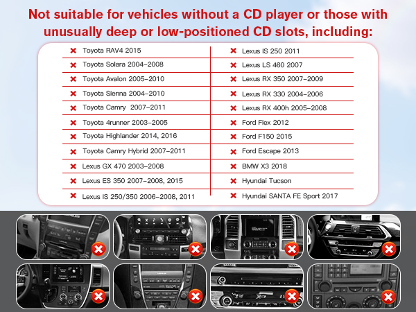 CD Slot CarPlay Mount