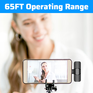 wireless lav microphone, portable mic, wireless clip-on microphone