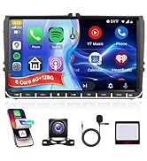 8 Core 6G 128G Android Car Stereo for VW Passat Jetta Tiguan Golf MK5 MK6 T5 EOS Polo with Wirele...