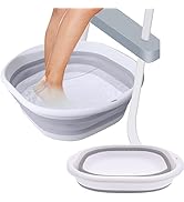 ESEHGS Portable Pool Foot Bath,Collapsible Pool Foot Wash Basin Tub,Foot Bath Basin for Above Gro...