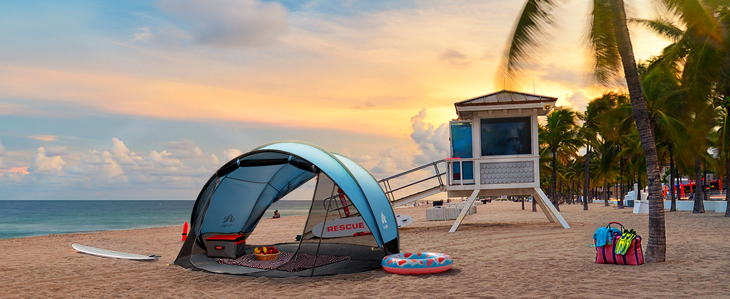 pop-up beach tent