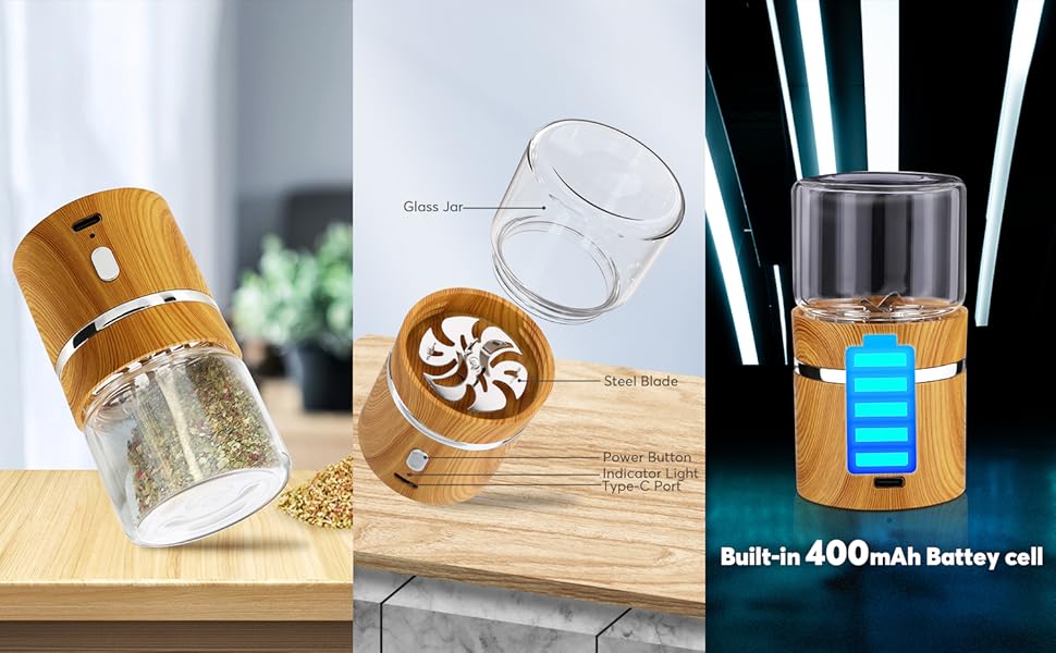 Rechargeable grinder