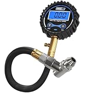 Digital Tire Pressure Gauge 200 PSI - Accurate Air Pressure Gauge for Tires with Easy-to-Read Num...