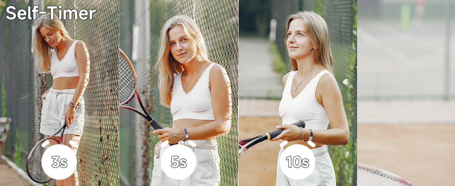 self timer 3s/5s/10s