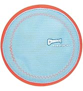 Chuckit! Paraflight Flying Disc Dog Toy - Water Floating Flyer - Durable Nylon Construction with ...